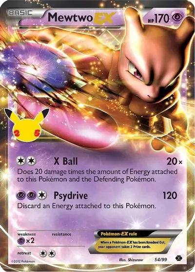 PokeDATA - Check current Pokemon card values for Mewtwo EX 54!